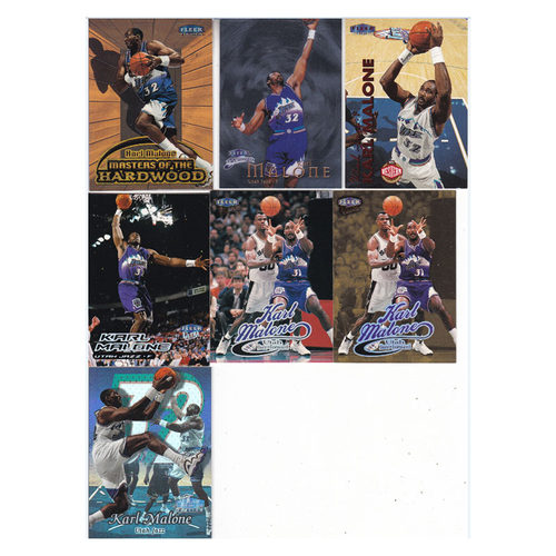球星卡 卡尔马龙 fleer 1999 爵士队 折射