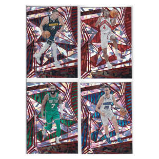 球星卡约基奇巴恩斯 杰伦布朗瓦格纳红碎冰帕尼尼23-24revolution