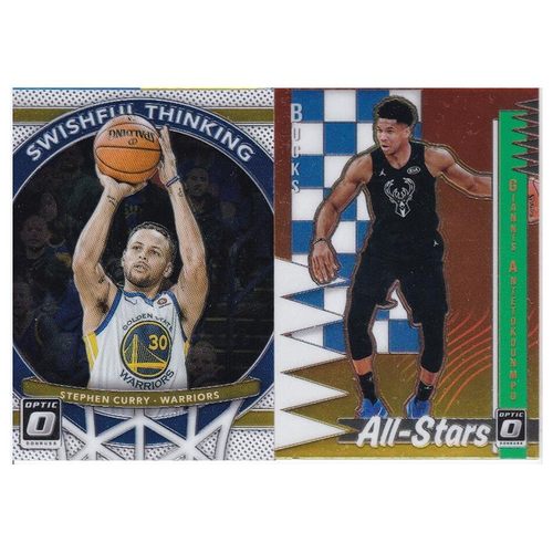 NBA球星卡 斯蒂芬库里17-18 字母哥18-19 panini optic帕尼尼