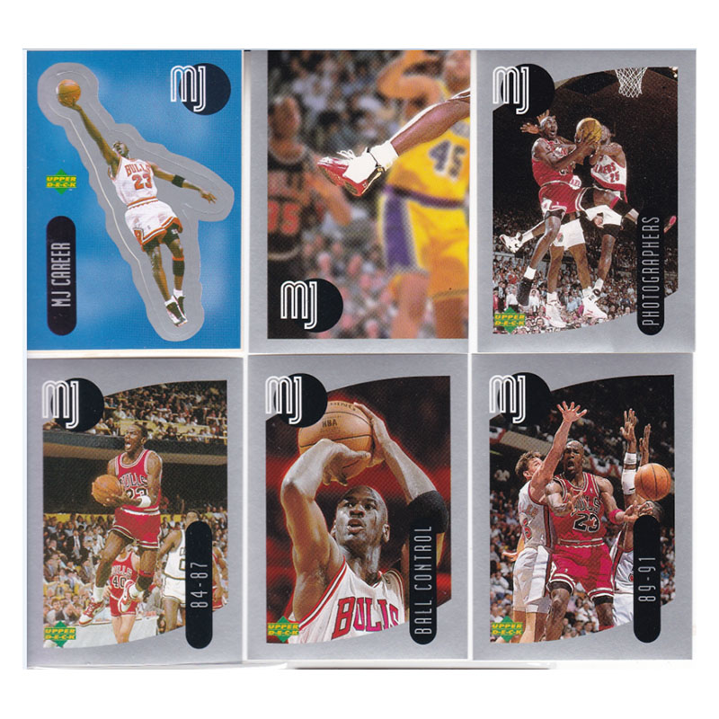球星卡 迈克尔乔丹 贴纸 UD 1998