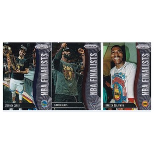 NBA球星卡 库里 勒布朗詹姆斯奥拉朱旺 捧杯特卡panini19-20prizm