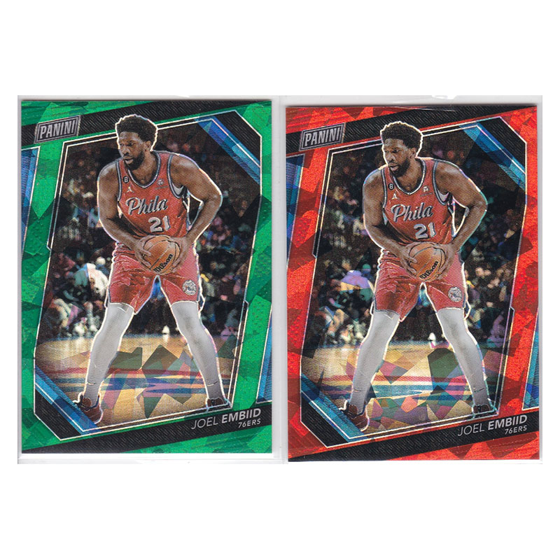 球星卡 恩比德 99编绿折射 199编红折射帕尼尼2023the national