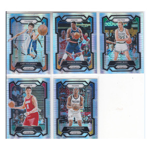 球星卡霍姆格伦尤因拉里伯德姚明希布韦波纹折射23-24prizm帕尼尼