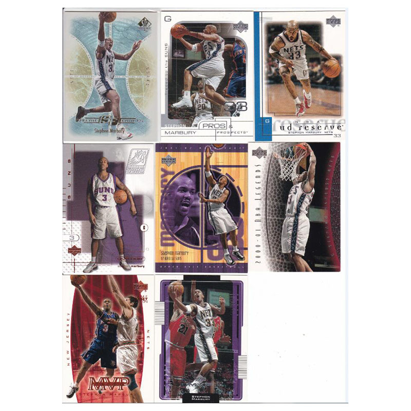 NBA球星卡 斯蒂芬马布里 UD 2001  经典老卡 独狼 折射