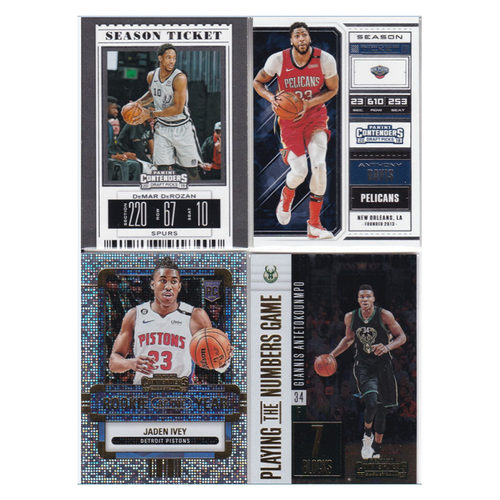 球星卡2019德罗赞2018戴维斯22-23杰登艾维17-18字母哥contenders