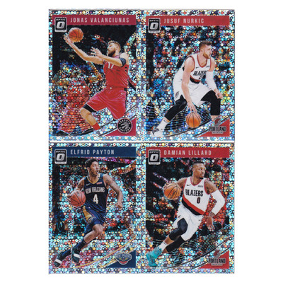 球星卡瓦兰丘纳斯努尔基奇佩顿利拉德disco折射帕尼尼18-19optic