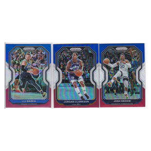 球星卡 巴里亚 克拉克森 奥科吉 三色折射帕尼尼20-21prizm