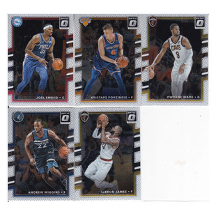 球星卡恩比德波神韦德维金斯勒布朗詹姆斯帕尼尼17-18optic