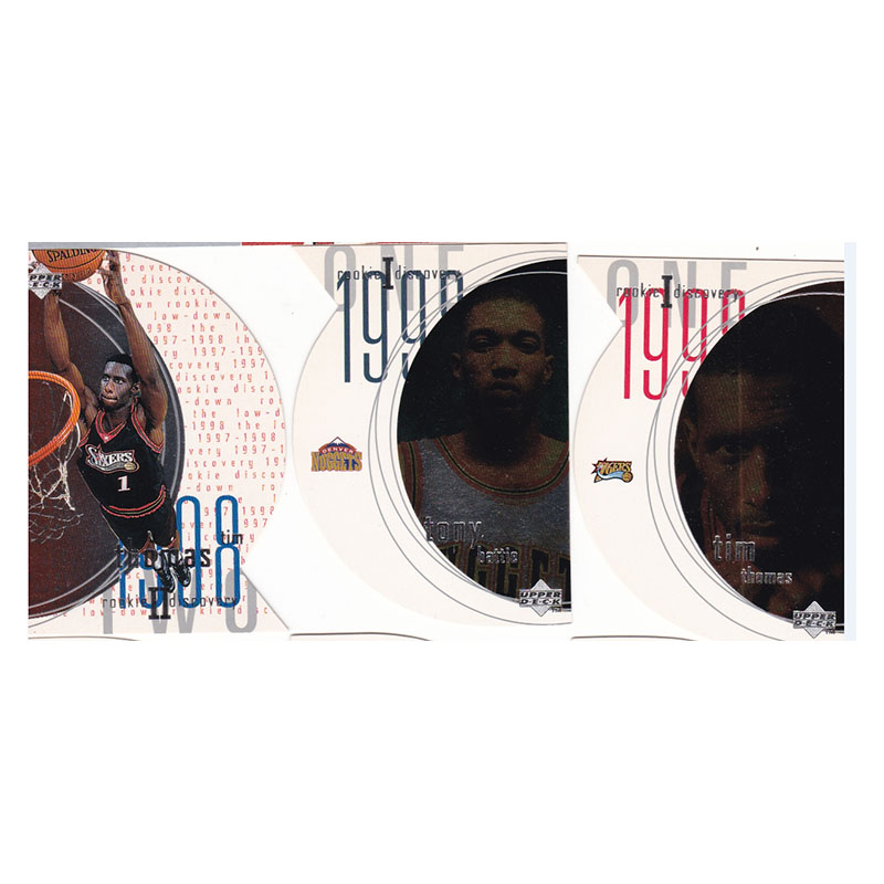 球星卡 蒂姆托马斯 托尼巴蒂尔 切割 UD 1998