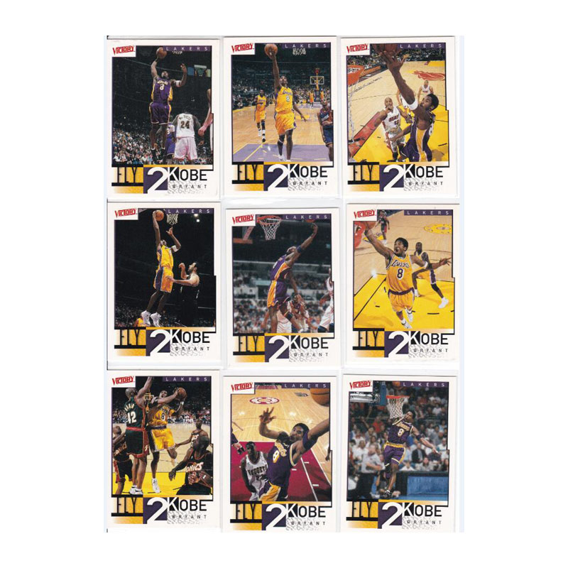 NBA球星卡经典老卡UD2000科比kobe湖人队退役纪念 victory 2K