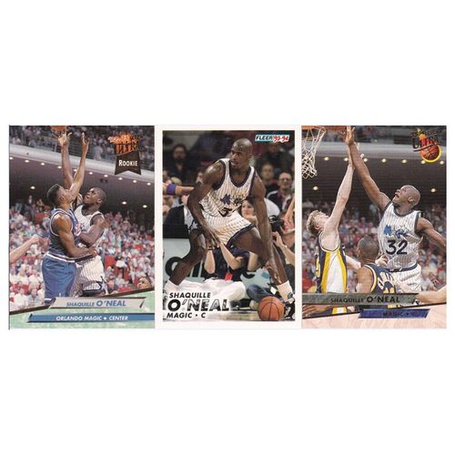 NBA球星卡 fleer 1993 大鲨鱼 沙奎尔奥尼尔 魔术队新秀