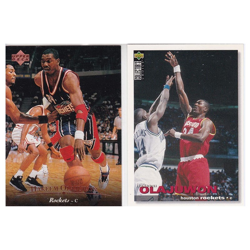 NBA球星卡 UD 1995 大梦 奥拉朱旺 火箭队 名宿