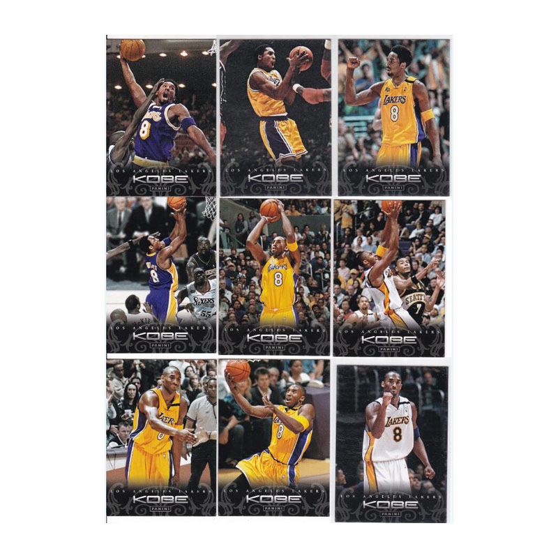 NBA球星卡 panini 2012 科比包 凑套1 退役 湖人队