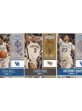 NBA球星卡panini2016contenders沃尔 克里斯保罗浓眉安东尼戴维斯
