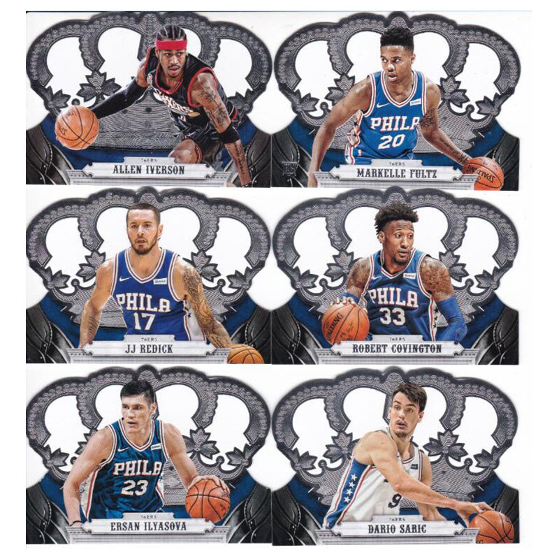 NBA球星卡 panini17-18皇冠 艾弗森富尔茨雷迪克考文顿萨里奇