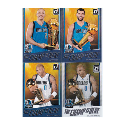 NBA球星卡panini17-18donruss 捧杯 基德 佩贾 肖恩马里昂 小牛队