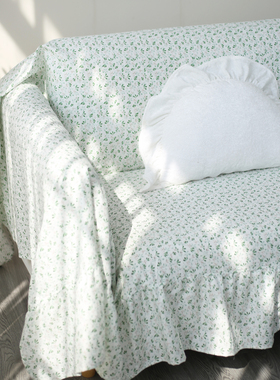 全棉沙发盖布夏季通用防滑全包沙发套罩垫子薄棉沙发靠背扶手盖巾