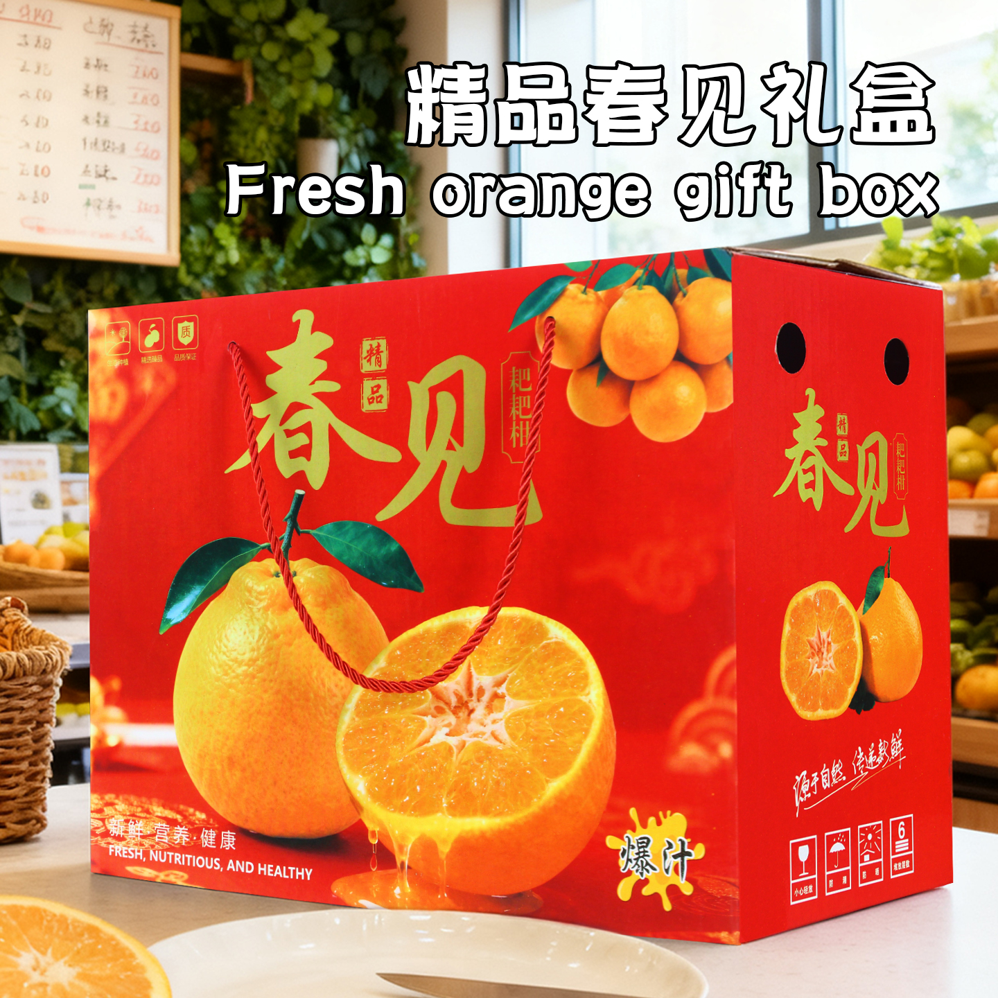 礼盒8-10斤装春见耙耙柑柑橘沃柑