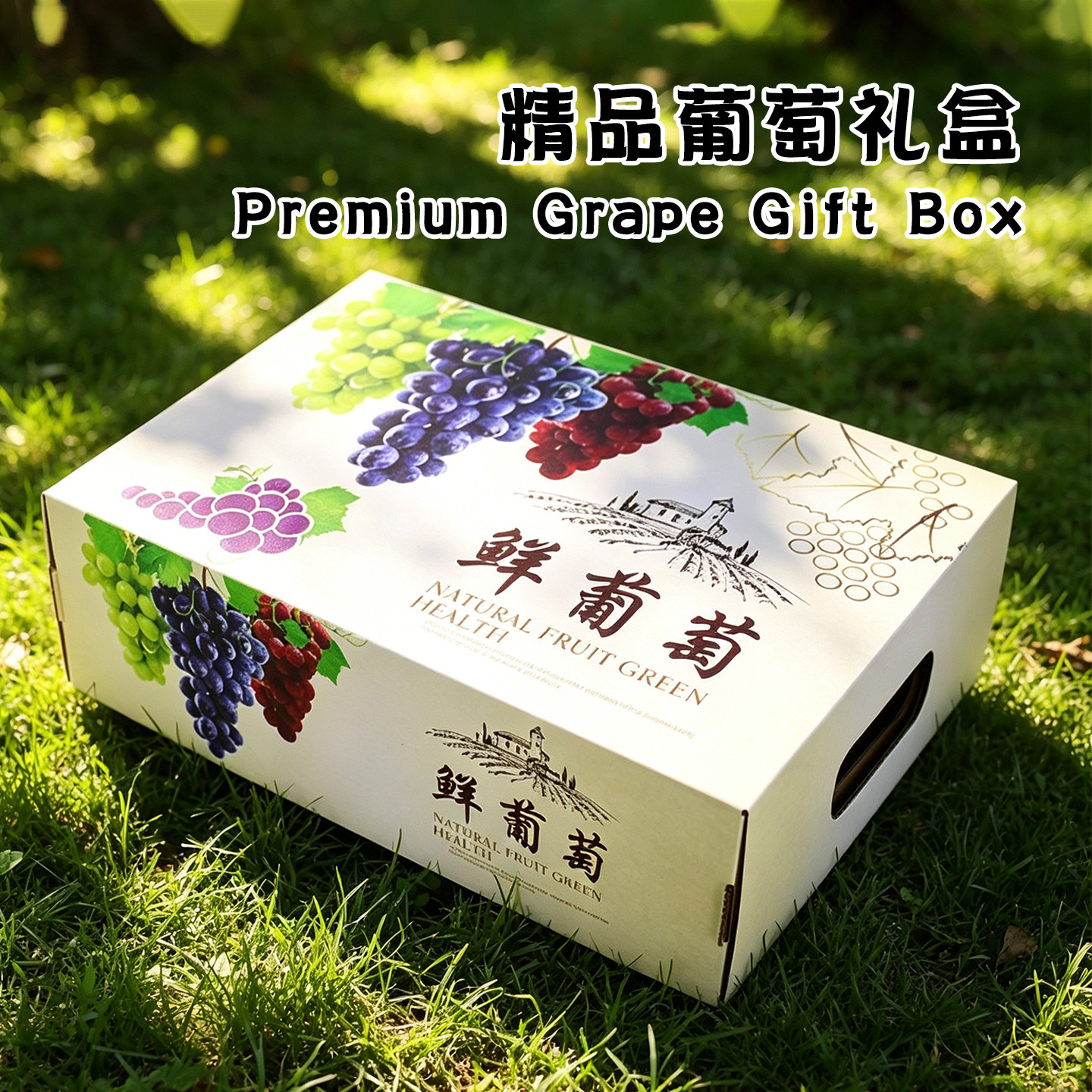 10斤装夏黑葡萄天地盖礼品盒包装箱阳光玫瑰巨峰晴王纸箱水果纸盒