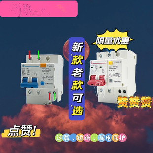家用空气开关2P单相220V漏电开关DZ47LE2P63A空开断路器C45正品