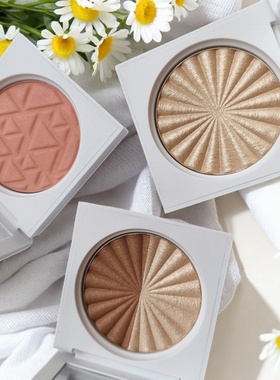 美国OFRA高光金属浅金香槟色棕色古铜色荧光高光拼盘欧美