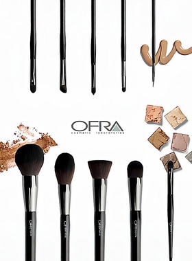 ofra眼部化妆刷眼影高光刷阴影刷腮红刷便携式修容刷超细纤维毛刷