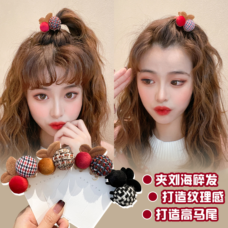 侧边小号刘海发夹高马尾小抓夹