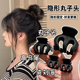 南瓜抓夹高马尾固定神器小号黑色后脑勺丸子头发夹女2025新款 头饰