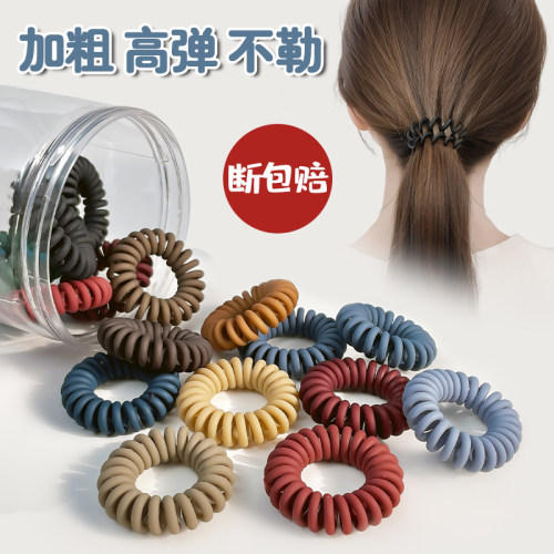 扎头发头绳简约发绳女电线圈头饰