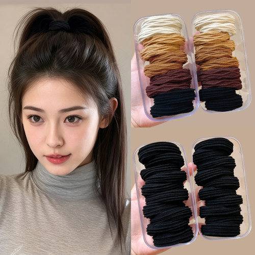 高马尾不塌头绳女扎头发橡皮筋