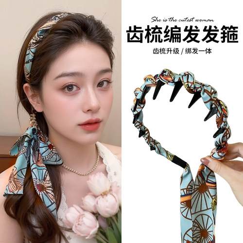 既能增高颅顶又可以编发的发箍！