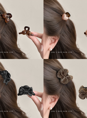 刘海小抓夹女2025新款高级感半扎发夹边夹侧边发卡公主头夹子头饰