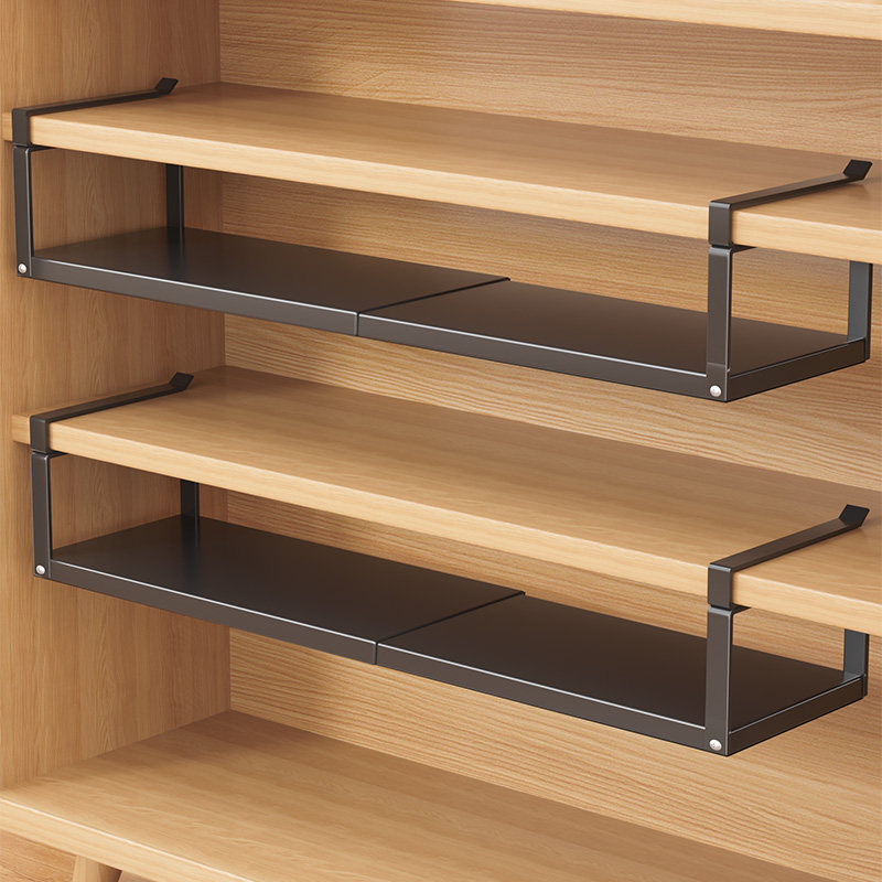 鞋架家用可伸缩鞋柜分层隔板鞋托 托下挂篮易安装置物架整理鞋子,收纳整理,整理架/置物架/收纳架,淘宝优惠券,粉丝福利购,淘宝优惠卷