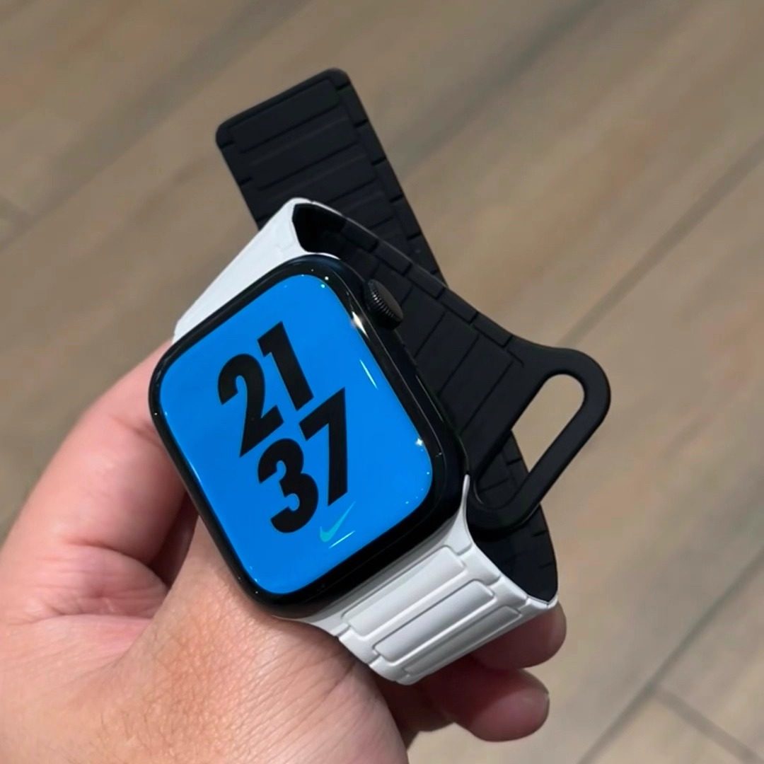三株回环卡扣磁吸适用苹果手表带AppleWatchS12iwatch11se3ultra4