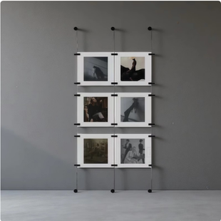 亚克力照片墙现代简约意式轻奢艺术装置客厅餐厅玄关庭院卧室挂画