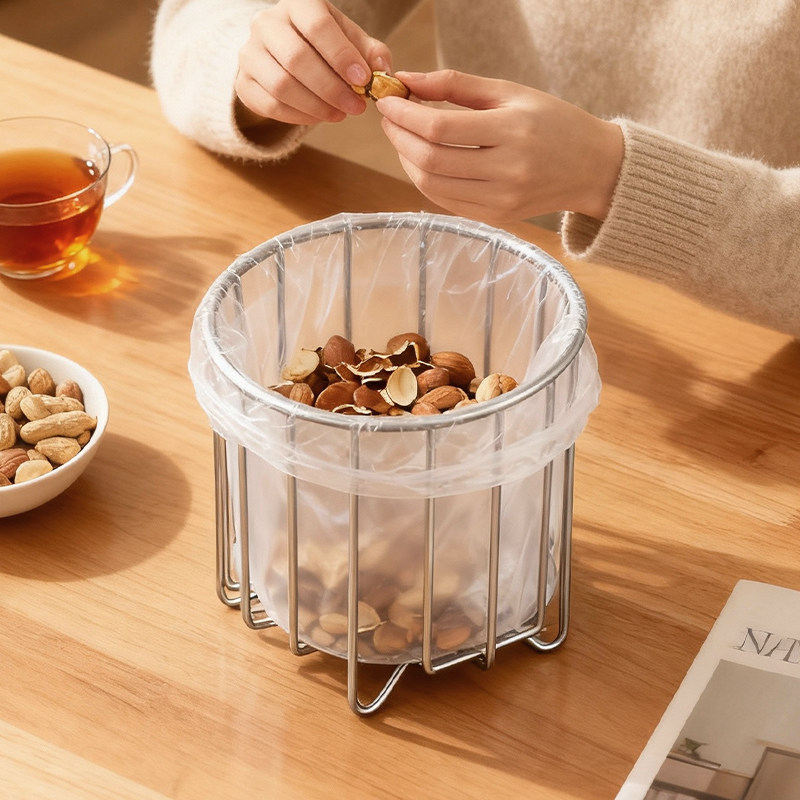 304不锈钢厨房垃圾架桌台面垃圾袋支架简易垃圾桶支撑架收纳架子,家庭/个人清洁工具,垃圾桶,淘宝优惠券,粉丝福利购,淘宝优惠卷