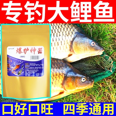 鲤鱼饵料【闻味自动来】野钓黑坑四季通用浓腥鱼食爆护鱼饲料