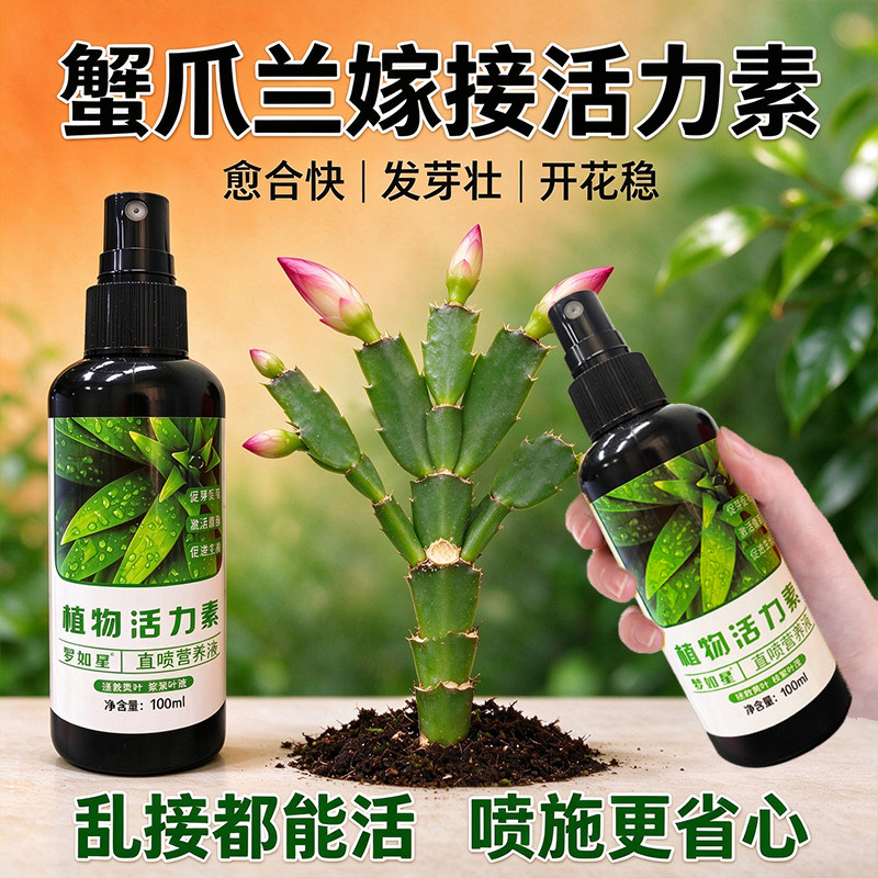 植物活力素直喷营养液蟹爪兰嫁接促愈合促发芽盆栽绿植叶面肥