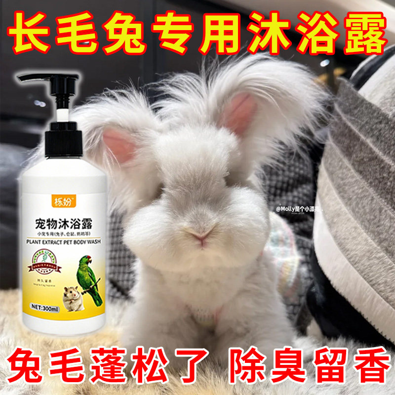 长毛兔沐浴露除臭专用豚鼠荷兰猪沐浴露抗菌除臭除螨豚鼠洗澡用品