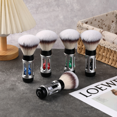 YAQI Bandstand 骰子版本26mm哑光铬金属手柄合成剃须刷男士