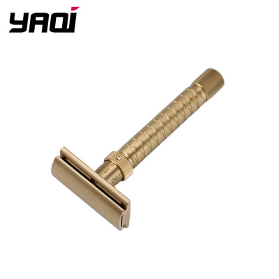 YAQI黄铜可调节安全剃须刀男士