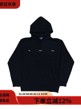 #HPT#POLIQUANT Plumbling Hoodie纯棉logo印花休闲套头卫衣帽衫