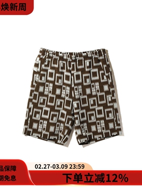 #HPT#NEEDLES 23SS Basketball Short轻薄宽松人造丝休闲直筒短裤