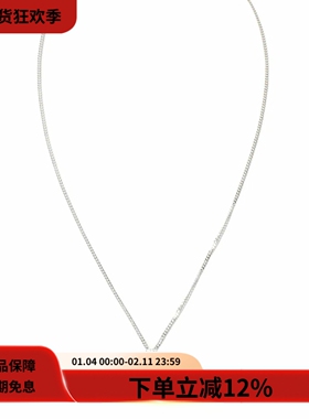 WACKO MARIA 25FW COIN NECKLACE 925银硬币吊坠项链情侣