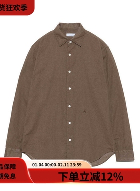 nanamica 25SS Classic Fit Shirt女式纯棉轻薄宽松休闲长袖衬衫