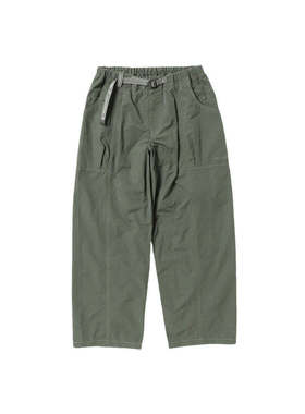 and wander 25SS crinkled pant户外轻薄防水宽松多口袋休闲长裤