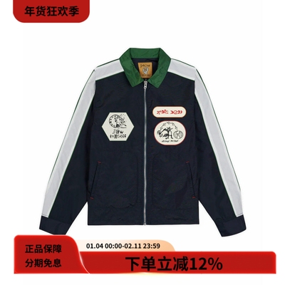 BrainDead美式轻薄撞色赛车夹克