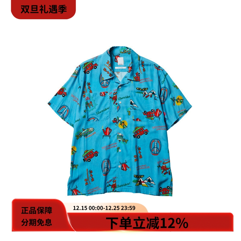 Liberaiders复古印花夏威夷衬衫