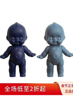 #HPT#FDMTL X OBITSU SOFVI复古蓝染丘比特娃娃搪胶公仔玩具摆件