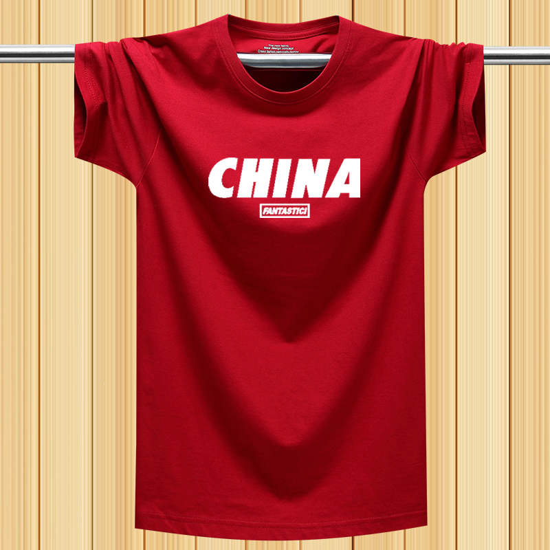 宽松胖子潮流学生短袖